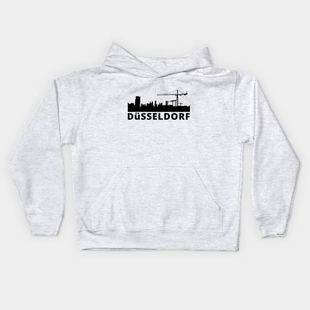 Dusseldorf Skyline | Germany Kids Hoodie by Merch4Days